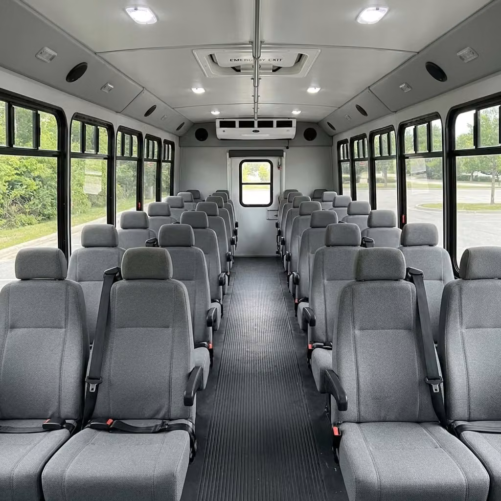 paragould 30 passenger minibus seating