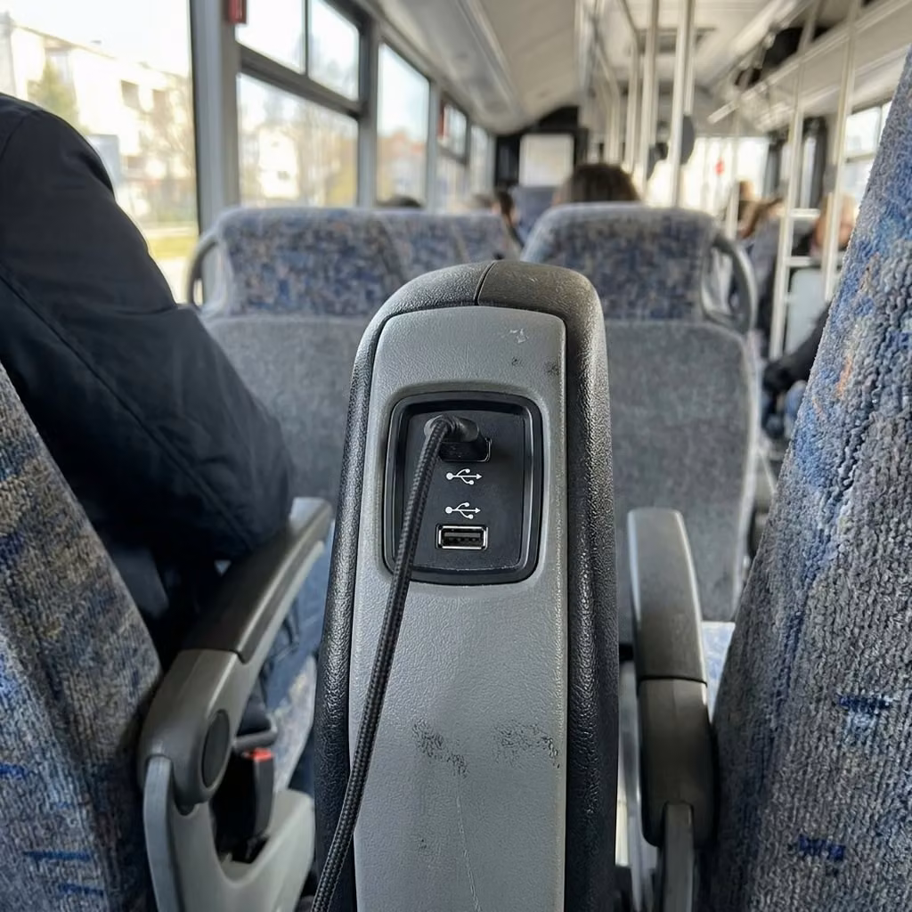 paragould 35 passenger minibus usb charging