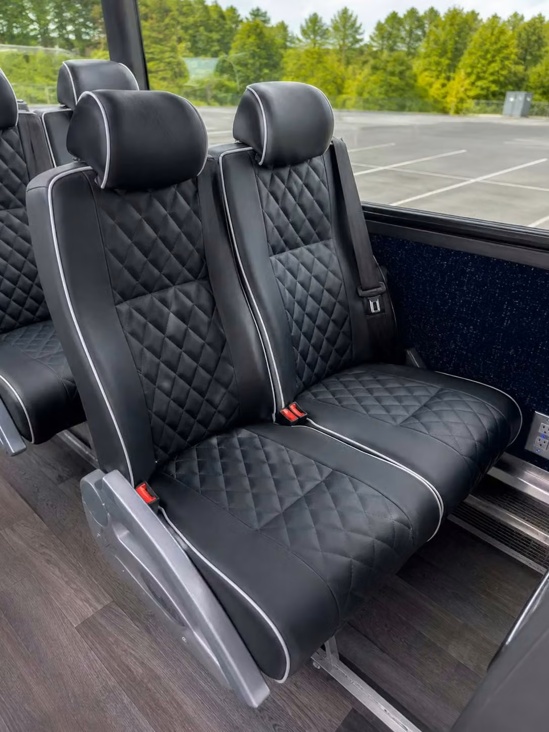 paragould 56 passenger charter bus reclining seats