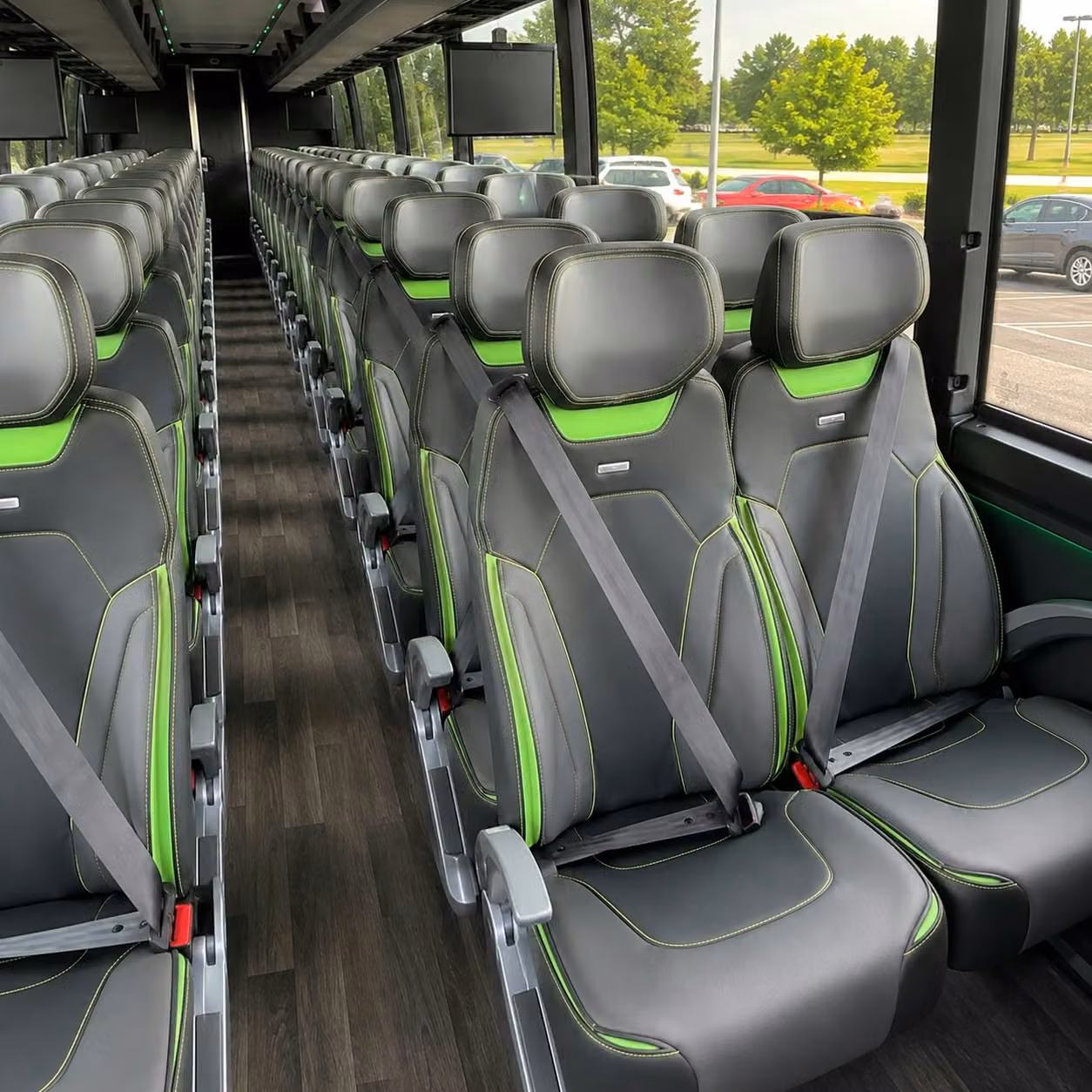 paragould charter bus interior 3