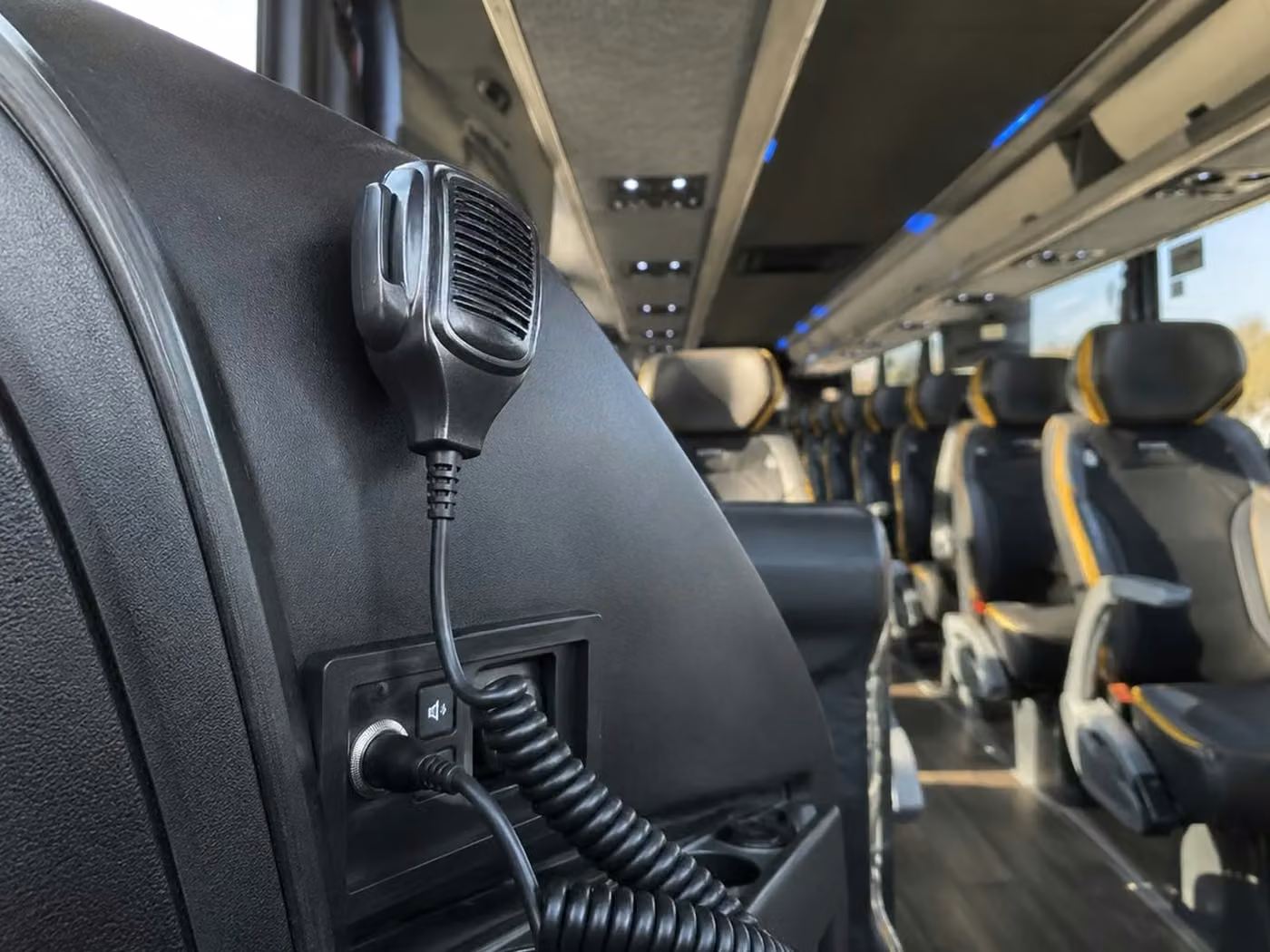 paragould charter bus pa system