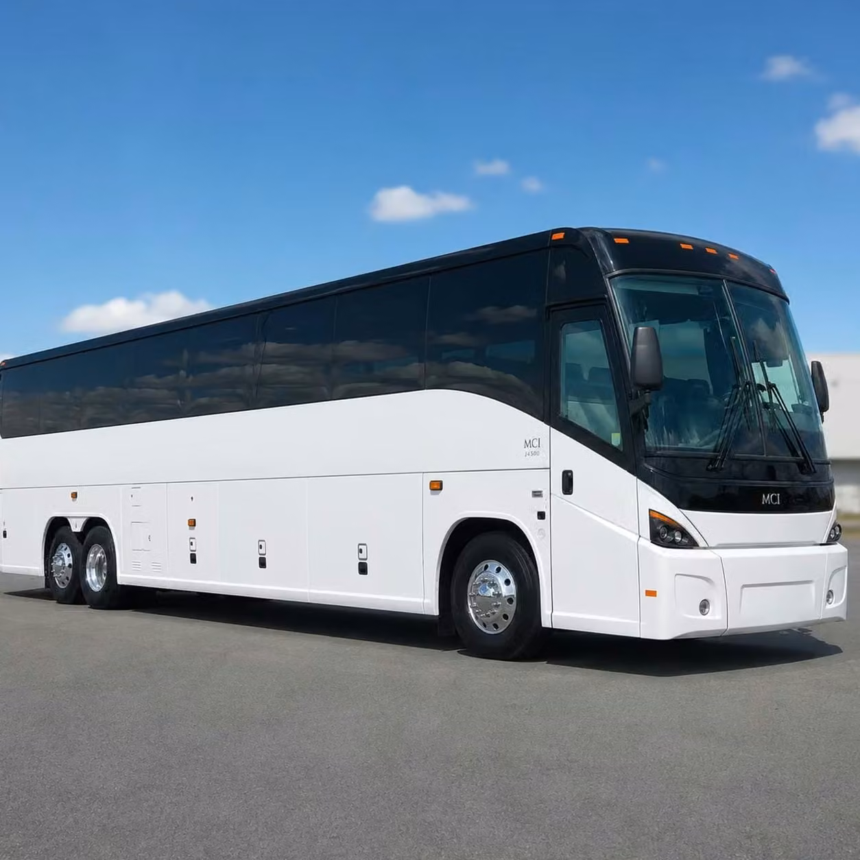 paragould full size 56 passenger charter buses with undercarriage gear storage