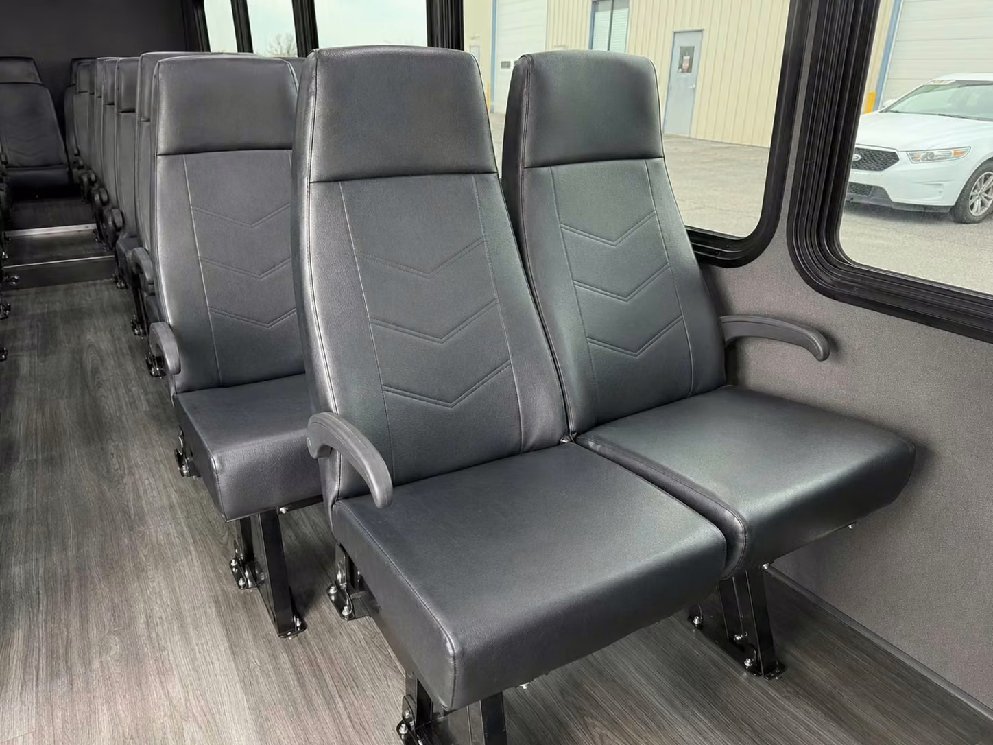 15 passenger minibus inside