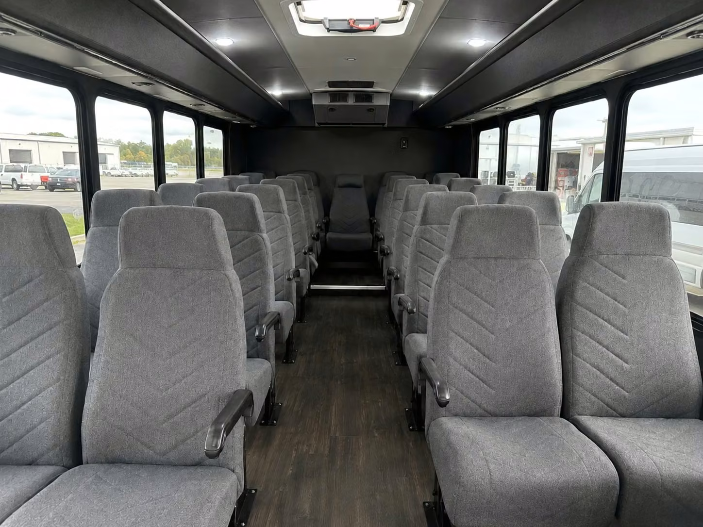 15 passenger minibus interior