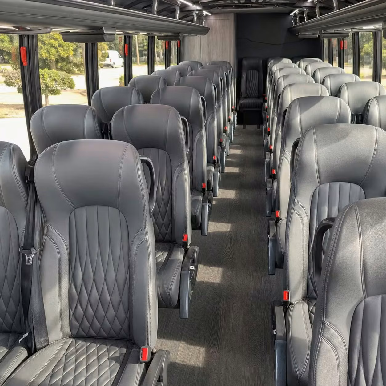 28 passenger minibus interior