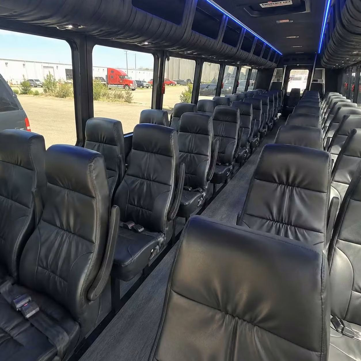 35 passenger minibus inside