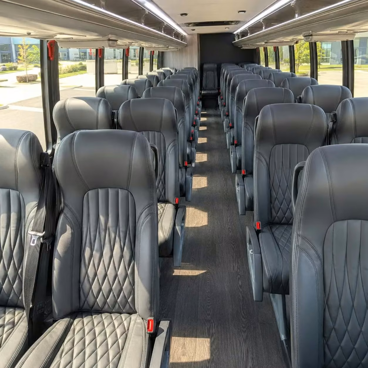 35 passenger minibus interior